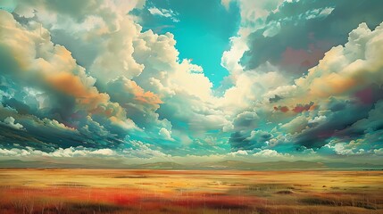 Conceptual Land and Sky