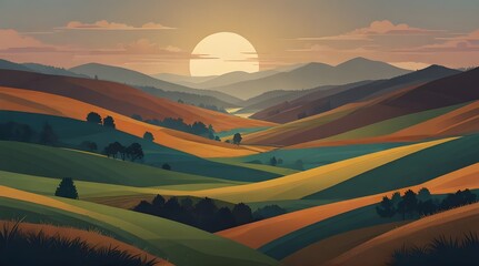 Fototapeta premium abstract natural landscape, background, art abstract natural landscape, background, art illustr.generative.ai