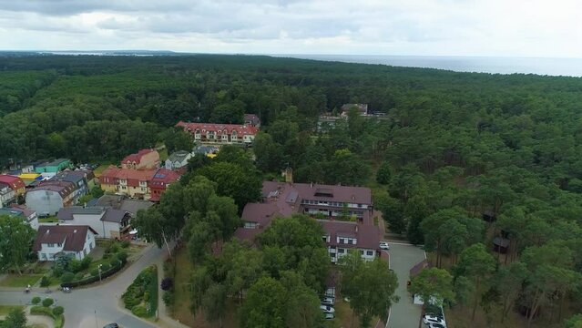 Beautiful Landscape Lukecin Piekny Krajobraz Aerial View Poland
