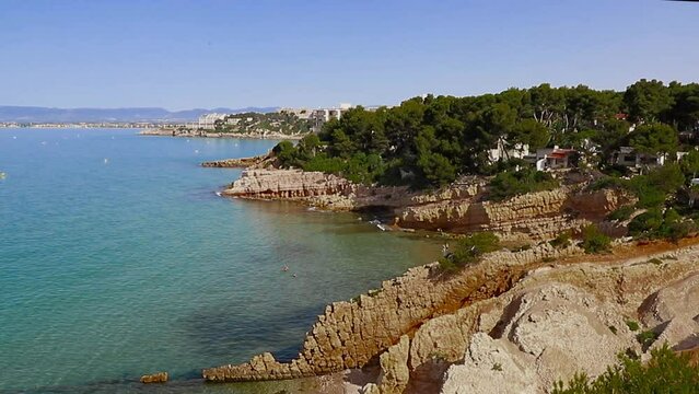 La Pineda beach in Salou, Spain