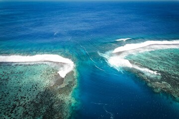 From above in Tahiti
