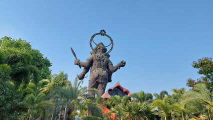 Rear View of the World's Tallest Ganesha Statue in Thailand.