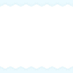 ハートレースなシンプルスクエアフレーム★PNG