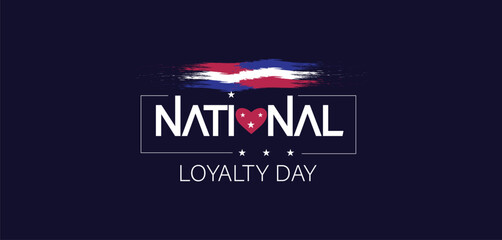 National Loyalty Day Beautiful And Stylish Design