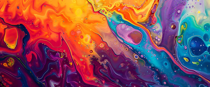 paint colorful background ,Colorful abstract background ,Acrylic colors mixing in water ,Digital art painting ,abstract watercolor background, multicolored paint splashes on black background