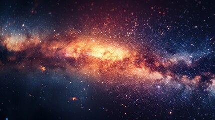 Fototapeta na wymiar photo of Milky Way, our galaxy