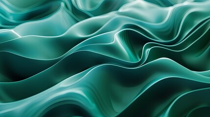 Obraz premium green silk background