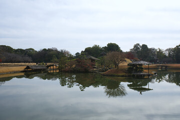 Obraz premium landscape view of Okayama Korakuen garden