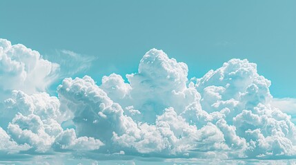 A group of clouds in the sky, suitable for weather or nature concepts - obrazy, fototapety, plakaty