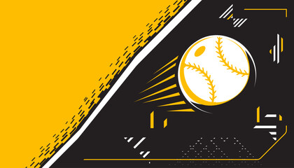 Baseball background design. The sports concept