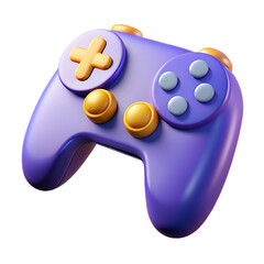 gamepad game controller icon isolated 3d render illustration