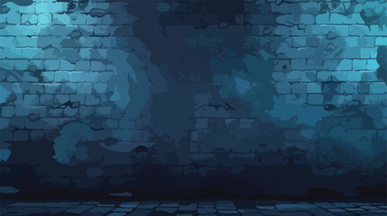 Dark black and blue grungy wall background for disp - obrazy, fototapety, plakaty