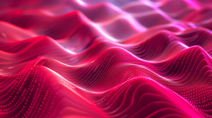 abstract background with 3d sound waves visualization, modern wallpaper or business presentation background 