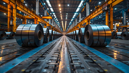 Steel Rolls in Industrial Production, Highlighting Strength & Innovation
