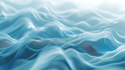 Obraz premium Tranquil blue digital waves texture