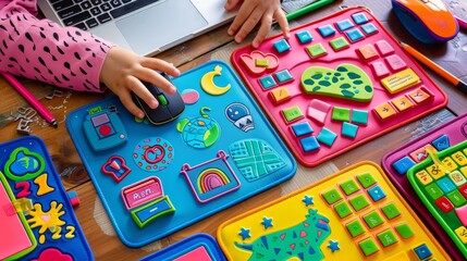 Educational Mouse Pads with Learning Aids