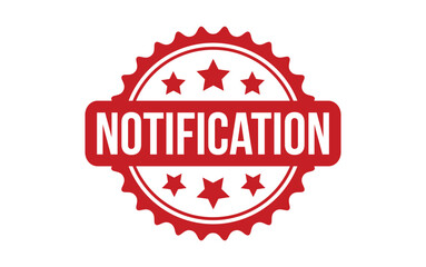 Notification rubber grunge stamp seal vector