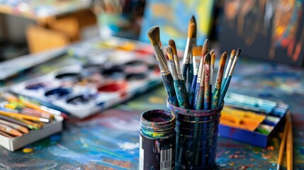 Fototapeta premium Art Portfolio Folders for Student Artists