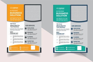 modern creative corporate business flyer design template