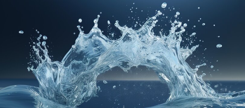water splash waves, clear, fresh, aqua 151