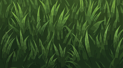 Grass wall pattern background .. 2d flat cartoon va