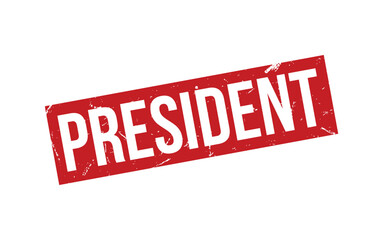 President Stamp. President Rubber grunge Stamp Seal