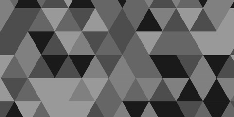 Modern abstract geometric polygon background. Abstract polygon triangle background vector illustration. Gray and black Polygon Mosaic Background.