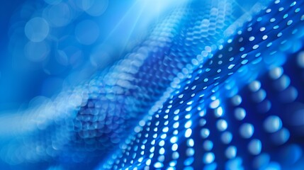 Blue Dot Matrix Technology Abstract Background