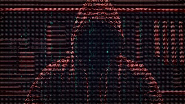 hacker cyber attack concept