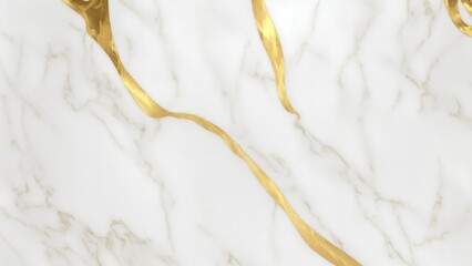 Fototapeta premium Premium luxury White and gold marble background