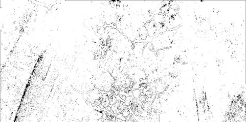Grunge Black And White Urban Vector Texture Template. Dark Messy Dust Overlay Distress Background.