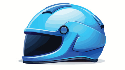 Helmet with light icon digital blue for any design