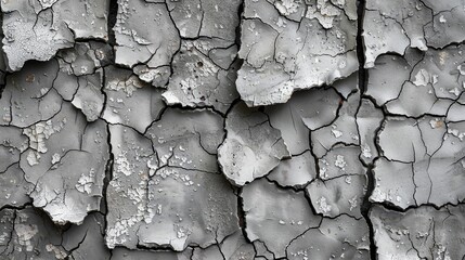   A tight shot of tree bark showing white and gray patches in the process of flaking away