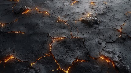   A tight shot of a fiery-orange and yellow surface, dotted with water droplets