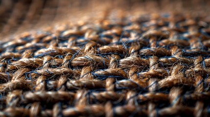   A tight shot of a woven fabric, with the upper and lower portions subtly blurred