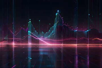 Abstract technology big data background concept. Motion of digital data flow. Transferring of big data. Transfer and storage of data sets , block chain, server, hi-speed internet. Generative AI
