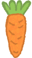 Fresh orange carrots from the
garden,cartoon