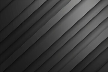 Obraz premium Black background with diagonal lines in shades of gray, creating an abstract and modern wallpaper