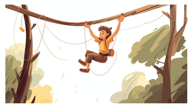 Ropes Course Graphics Rope Course Images – Browse 30,926 Stock Photos, Vectors, and Video ...
