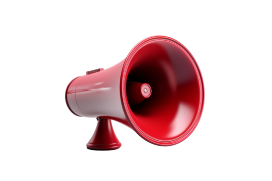 Duet in Red and White. On White or PNG Transparent Background.