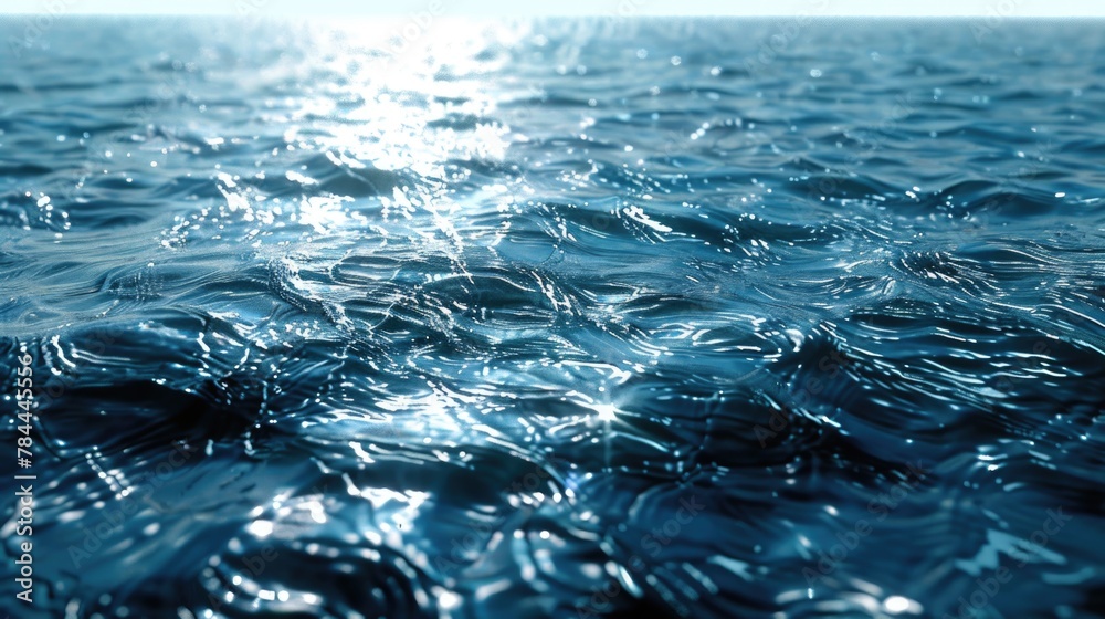 Poster close-up view of a body of water. suitable for various design projects
