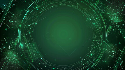 Rich green vector realm, a symbol of eco-prosperity and sustainable success.