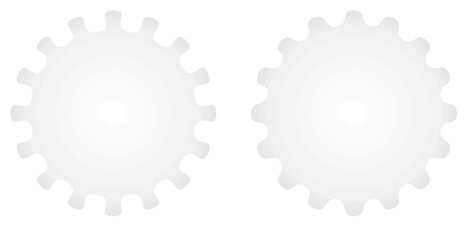 White round labels. vector illustration