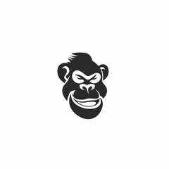 Monkey Vector Logotype, Generative AI