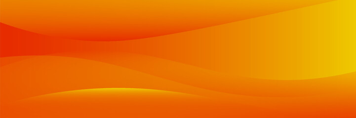 Orange minimalist curve background. Vector illustration