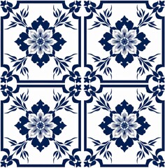 seamless pattern with elements chinese tiles