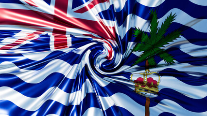 Maritime Majesty: British Indian Ocean Territory Flag Twirl