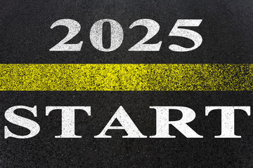 Start 2025 sur asphalte 