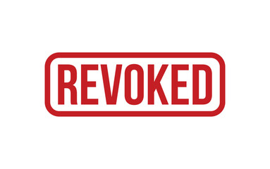 Revoked Stamp. Revoked Rubber grunge Stamp Seal