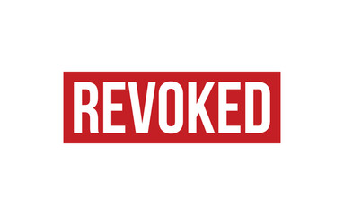 Revoked Stamp. Revoked Rubber grunge Stamp Seal - obrazy, fototapety, plakaty